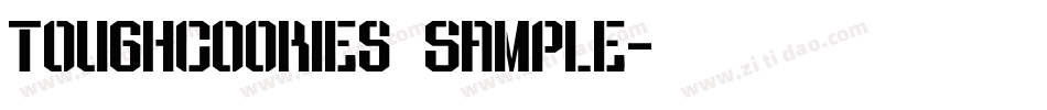 ToughCookies_Sample字体转换