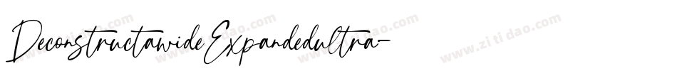 DeconstructawideExpandedultra-mPzj字体转换