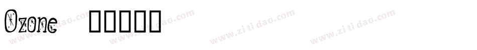 Ozone字体转换