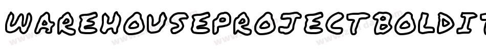 WarehouseProjectBoldItalic-owgrz字体转换
