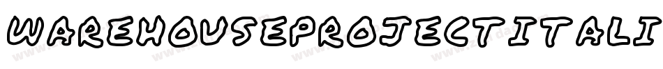 WarehouseProjectItalic-WyW1v字体转换