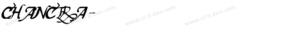 CHANCERA字体转换