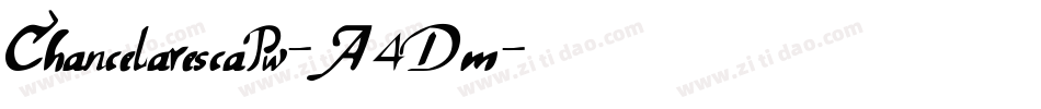 ChancelarescaPw-A4Dm字体转换