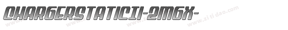 ChargerStaticIi-2MgX字体转换