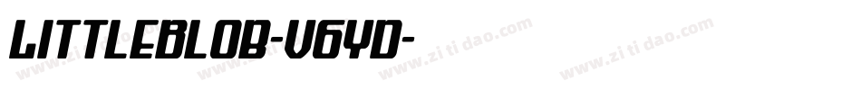 LittleBlob-v6yD字体转换