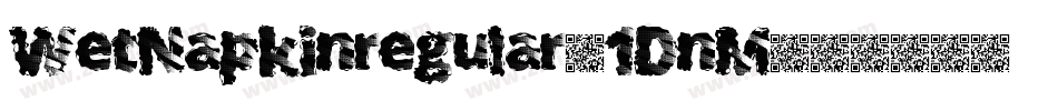 WetNapkinregular-1DnM字体转换