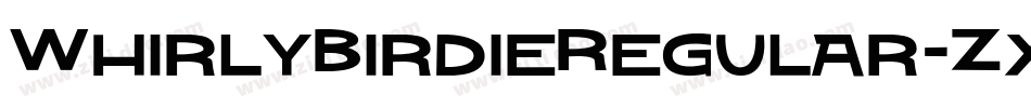 WhirlyBirdieRegular-Zx9q字体转换