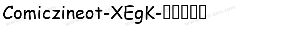 Comiczineot-XEgK字体转换