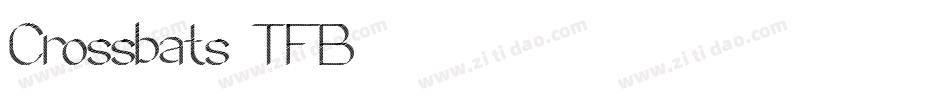 Crossbats-TFB字体转换
