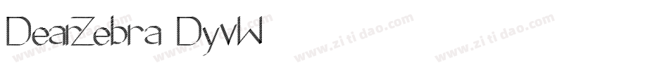 DearZebra-DyvW字体转换