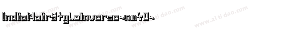 IndiaHairStyleInverse-nm40字体转换