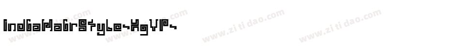 IndiaHairStyle-XgVP字体转换