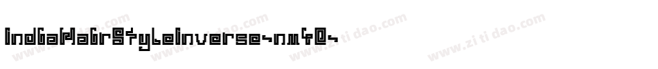 IndiaHairStyleInverse-nm40字体转换