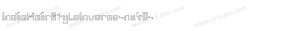 IndiaHairStyleInverse-nm40字体转换