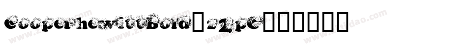CooperhewittBold-z2pG字体转换