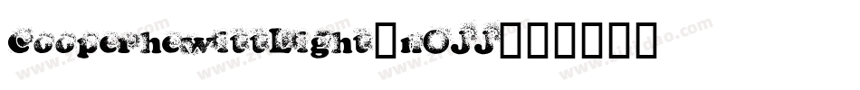 CooperhewittLight-nOJJ字体转换