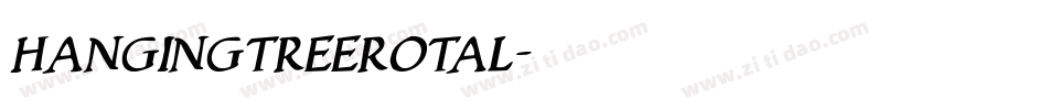 hangingtreerotal字体转换