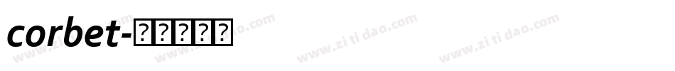 corbet字体转换