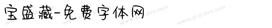 宝盛藏字体转换