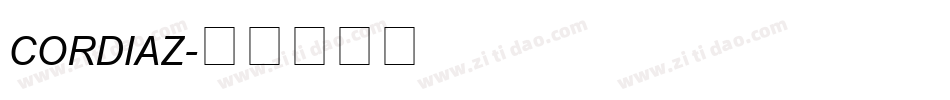 CORDIAZ字体转换