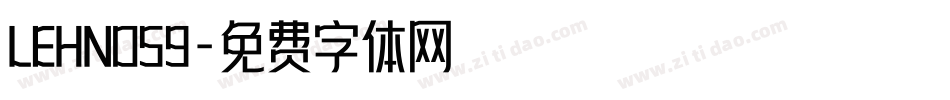 LEHN059字体转换