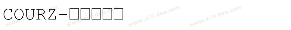 COURZ字体转换