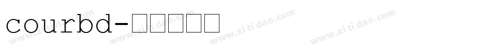 courbd字体转换