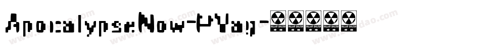 ApocalypseNow-PVag字体转换