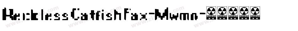 RecklessCatfishFax-Mwmn字体转换