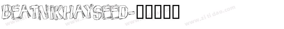 BeatnikHayseed字体转换