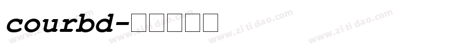 courbd字体转换
