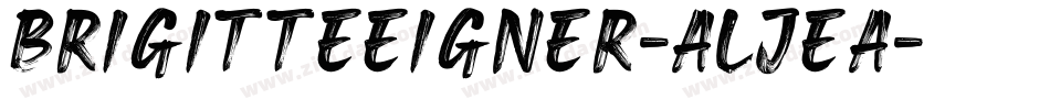 Brigitteeigner-ALJeA字体转换