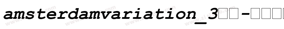 amsterdamvariation_3字体字体转换