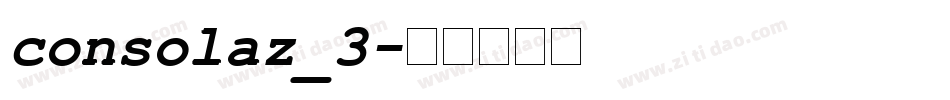 consolaz_3字体转换