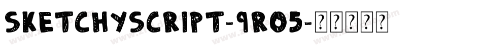 SketchyScript-9rO5字体转换