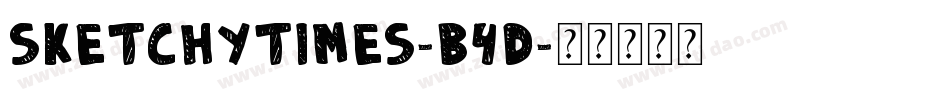 SketchyTimes-B4d字体转换