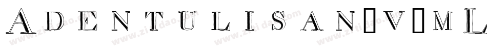 Adentulisan-v7mL字体转换