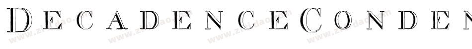 DecadenceCondensed-ovMd字体转换