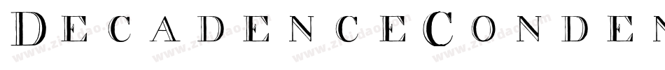 DecadenceCondensed-ovMd字体转换