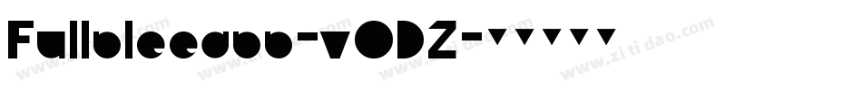 Fullbleedbb-vODZ字体转换