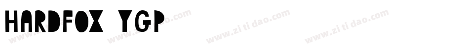 HardFox-yGP2字体转换