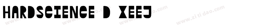 HardScience3D-xeej字体转换