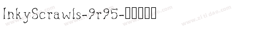 InkyScrawls-9r95字体转换