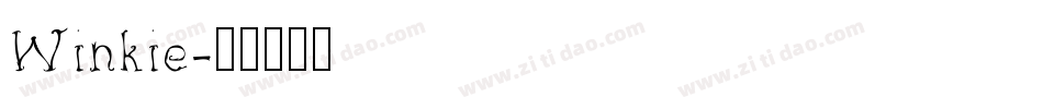 Winkie字体转换