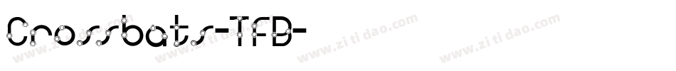 Crossbats-TFB字体转换