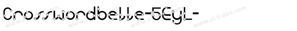 Crosswordbelle-5EyL字体转换