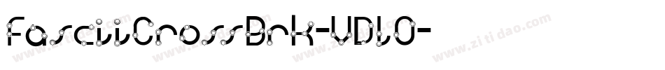 FasciiCrossBrk-VDl0字体转换