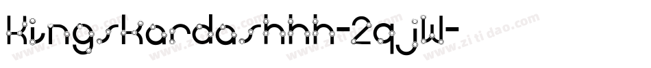 Kingskardashhh-2qjW字体转换