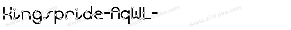 Kingspride-AqWL字体转换