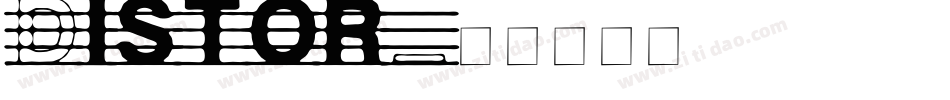 Distor字体转换